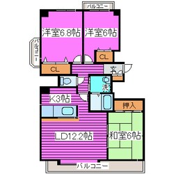 太平駅 徒歩14分 3階の物件間取画像